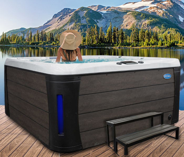 Calspas hot tub being used in a family setting - hot tubs spas for sale Hyde Park